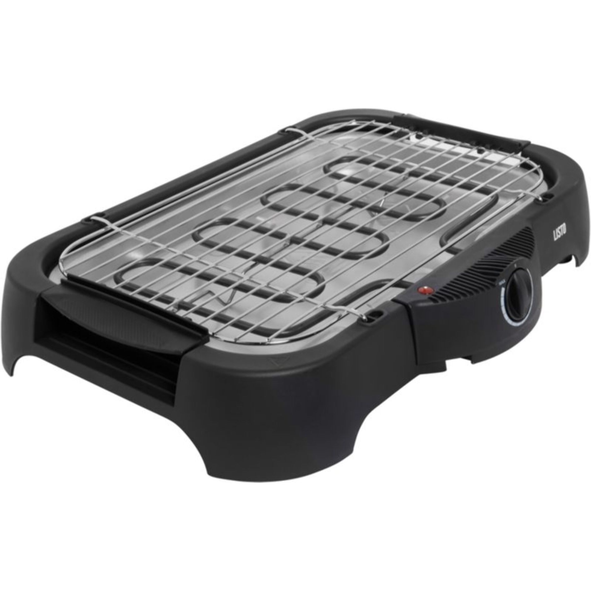 Barbecue électrique LISTO BAT L7 noir à poser, 40x24.5 cm