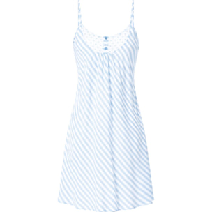 Camisón corto azul