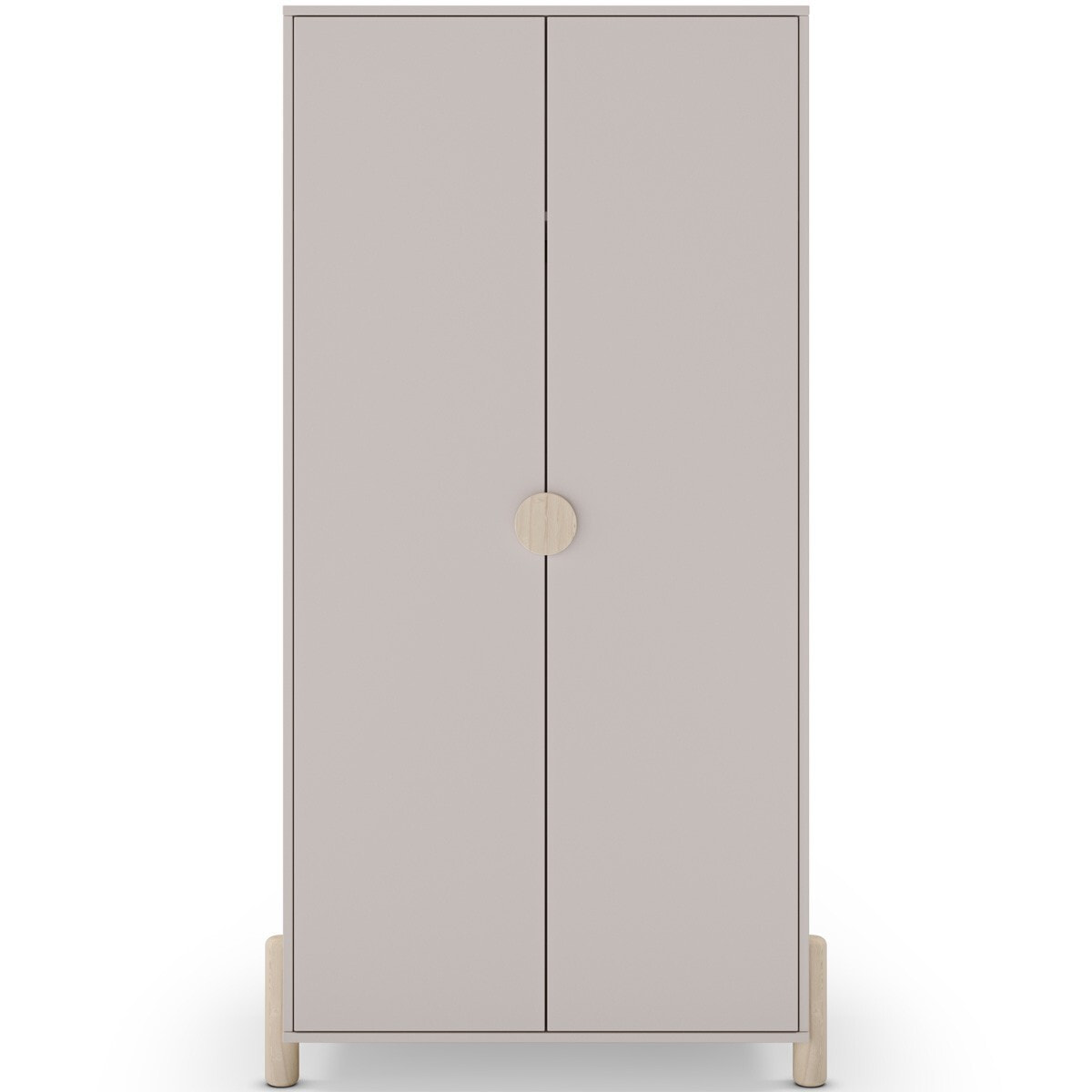 Armoire enfant 2 portes en bois - BASTIEN