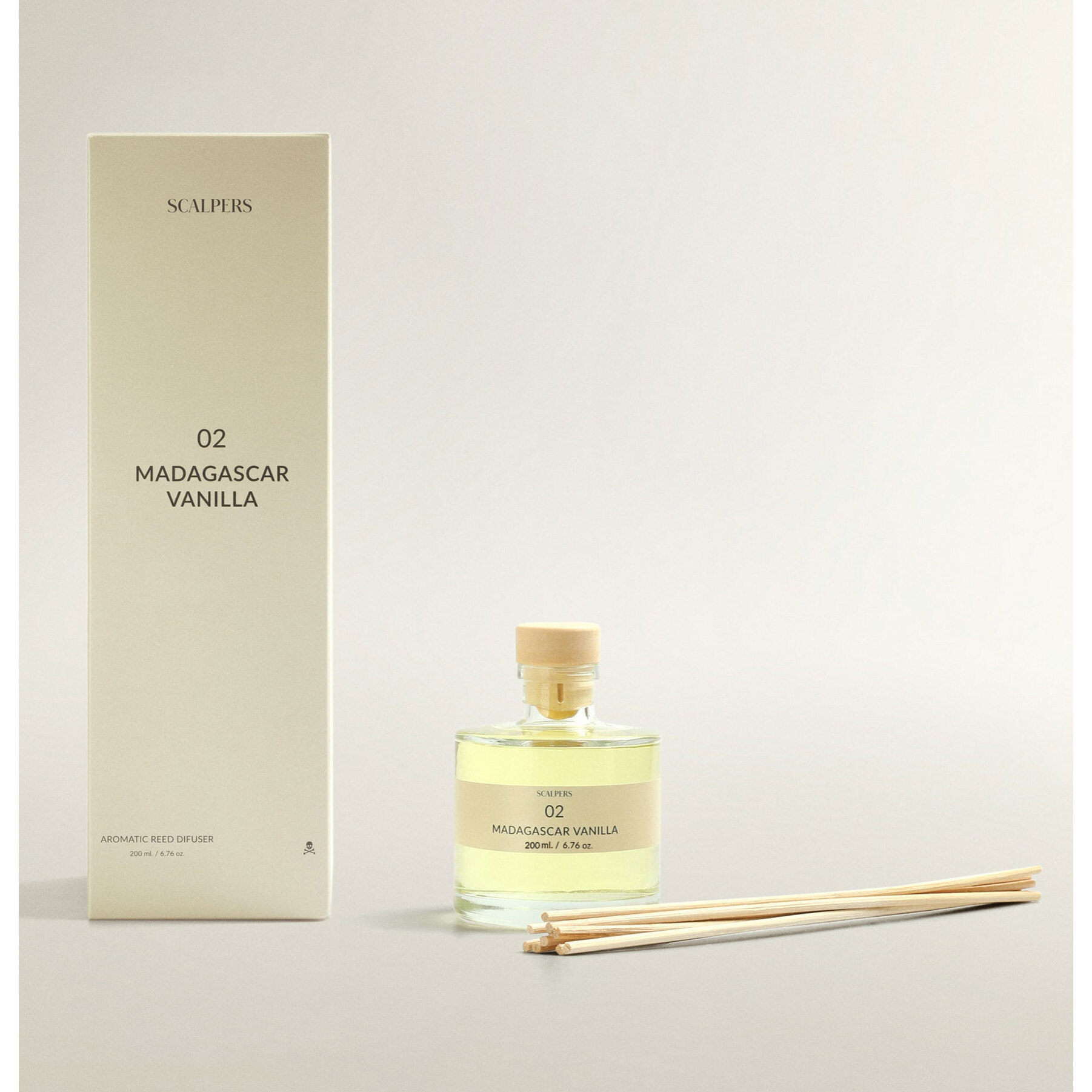 Set de 2 difusores mikado de 200ml aroma vainilla de madagascar scalpers