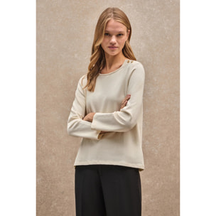 Maglietta ecrù Ulan Nautic Polo Club