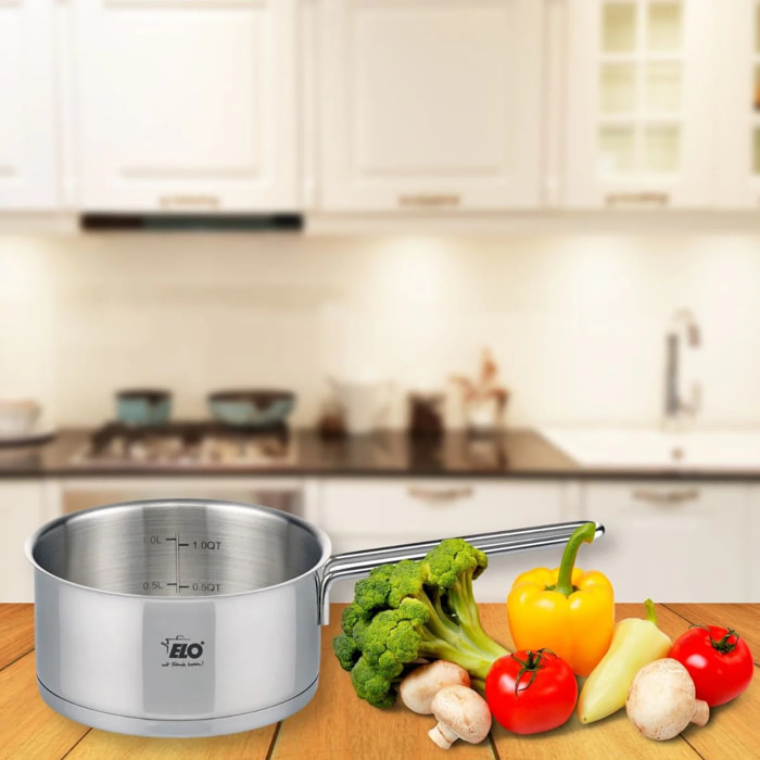 Casserole en inox 16 cm capacité 1,3 litres Elo Citrin