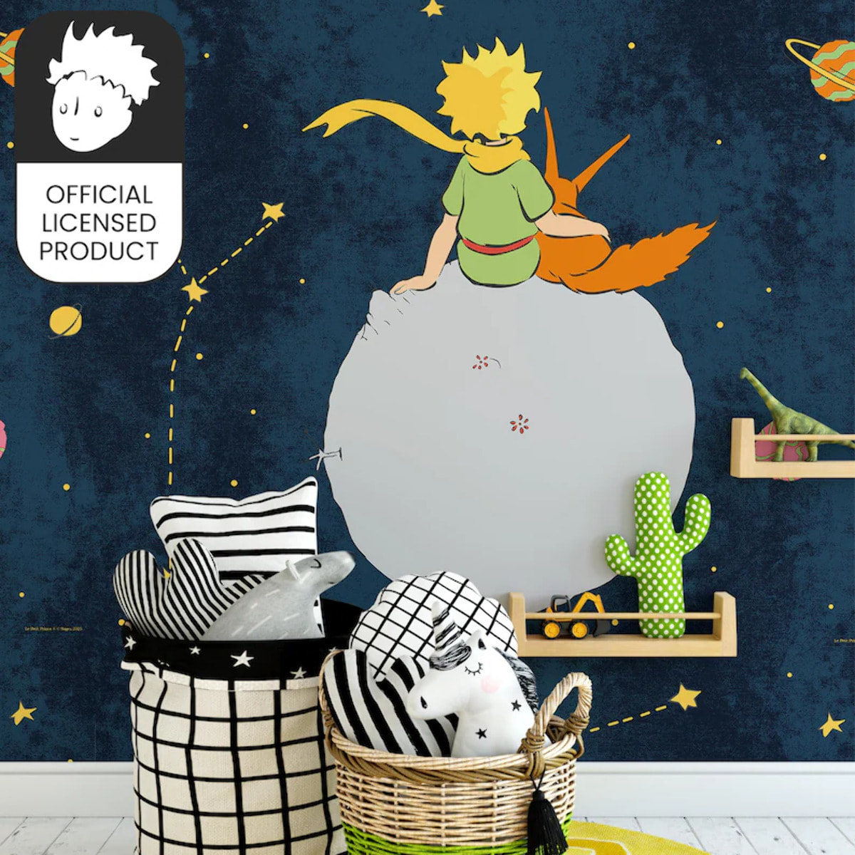 Carta da Parati Ufficiale Il Piccolo Principe Scena nel Deserto