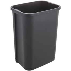 Cubo de Basura con Tapa Deslizante,  Rasmus, Gris grafito