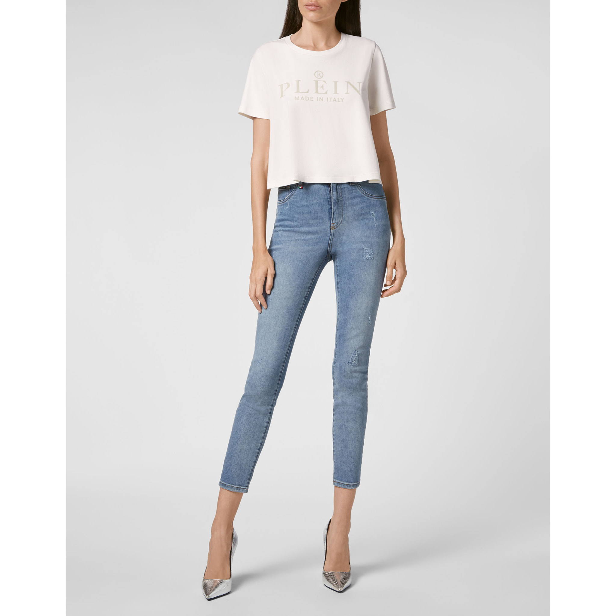 PHILIPP PLEIN T-Shirt Round Neck ICONIC PLEIN