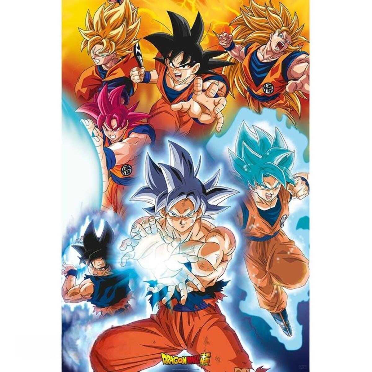 Dragon Ball Super Poster "Trasformazione di Goku" 91.5 x 61 cm AbyStyle