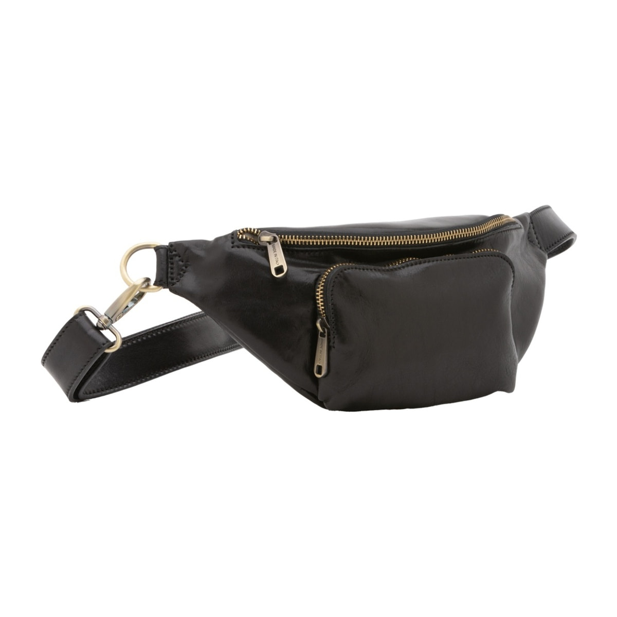 Marsupio da uomo in vera pelle - Modello False - 100% pelle - 30.0 x 15.0 x 8.5 cm
