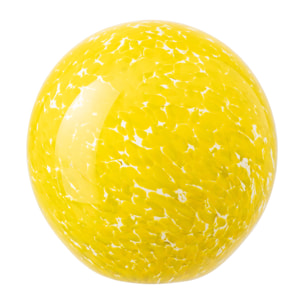 J-Line Presse-papier Balle - verre - jaune - large