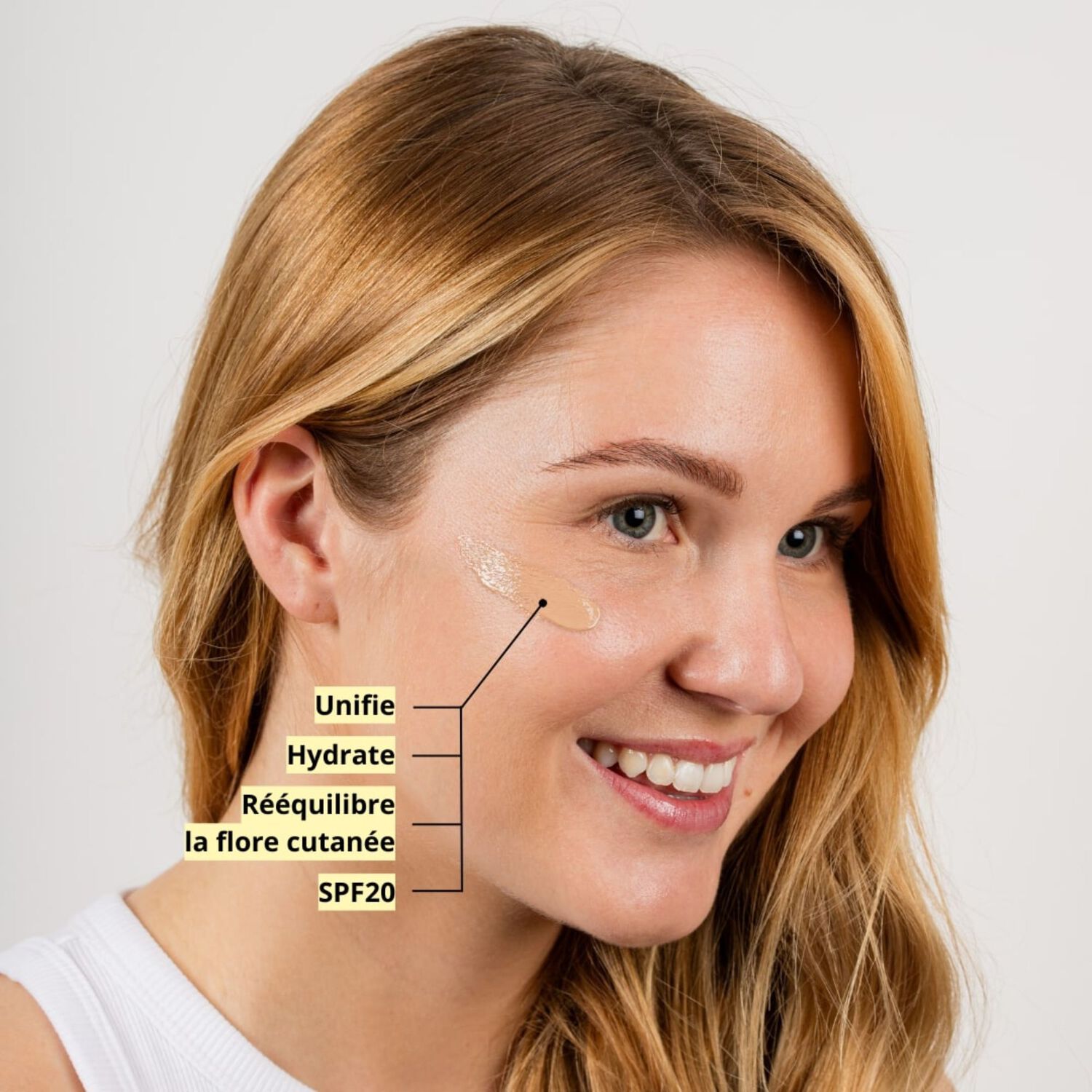 BB Crème Hydratante SPF20 - BB Crème 4-En-1 : Hydrate, Unifie, Rééquilibre la Flore Cutanée 30ml