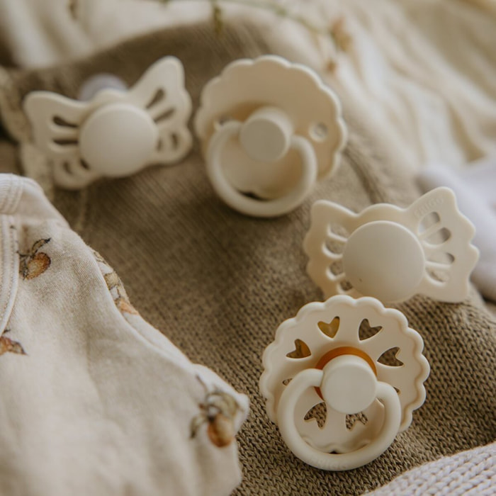 Frigg Mi Primer Chupete Pack 4 Uds. Floral Heart