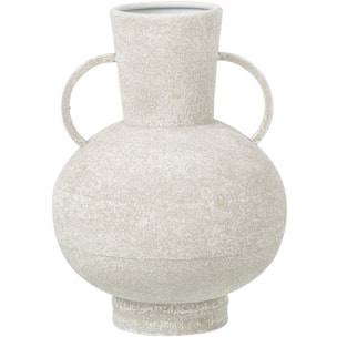 J-Line Vase Poignée Fer Blanc Large