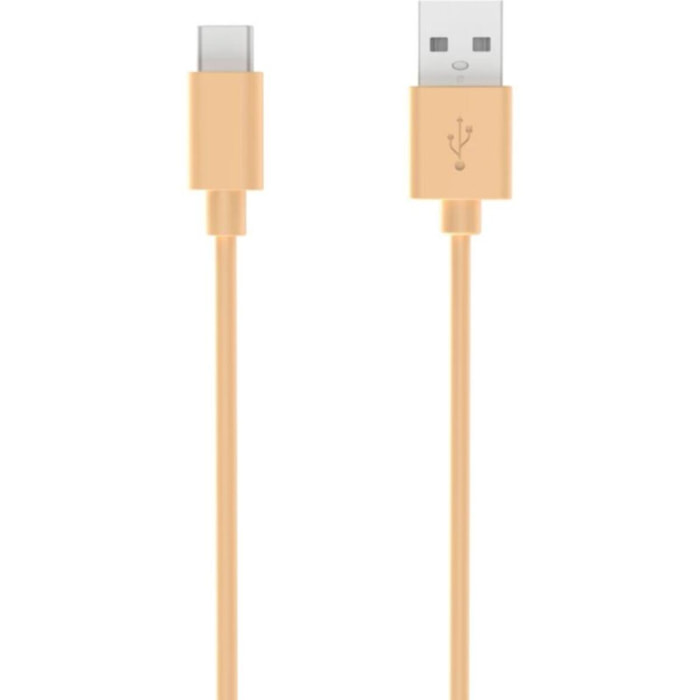 Câble de charge ESSENTIELB Usb-A vers USB-C 1M Abricot
