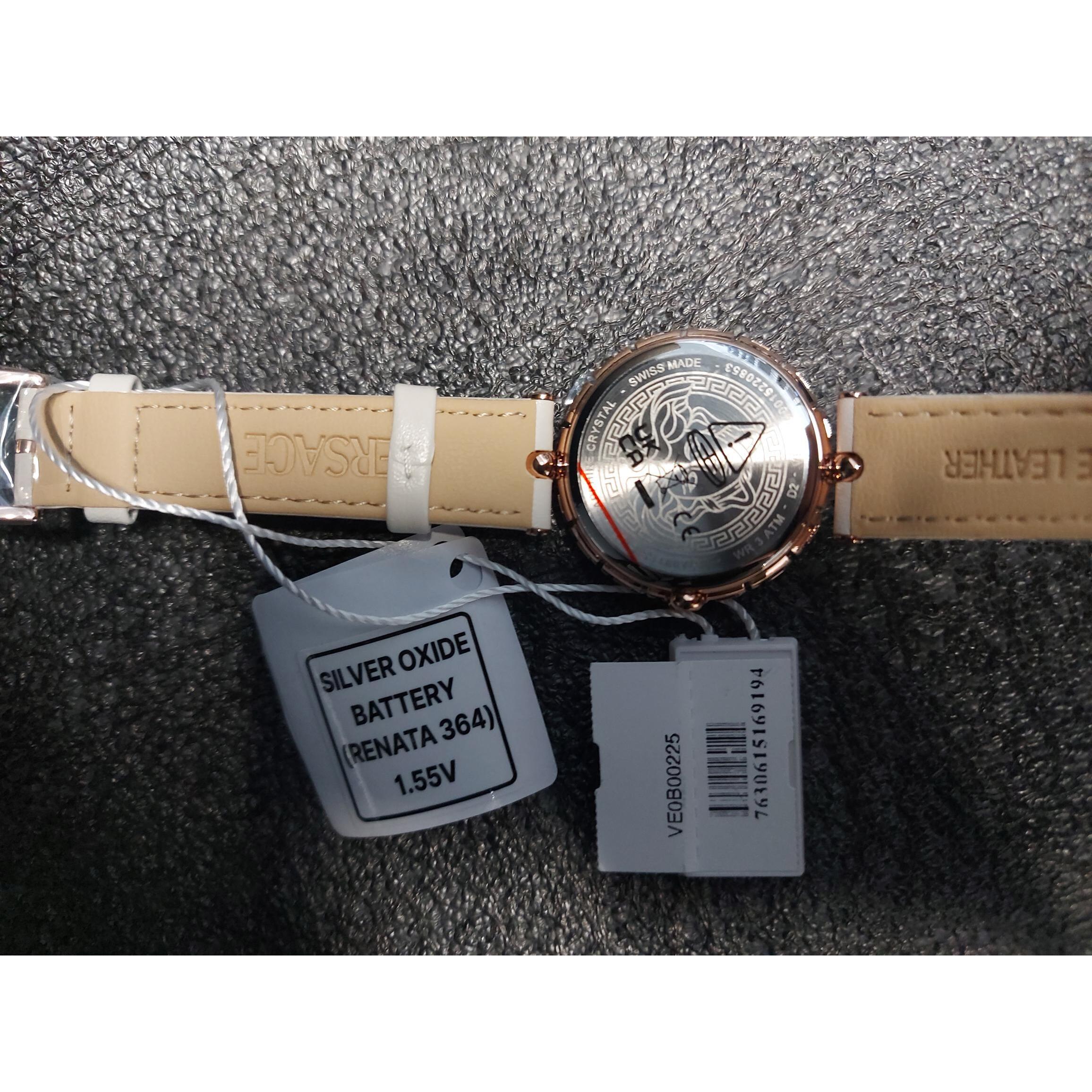 Versace Reloj Analógico De Cuarzo Medusa Jewel (Wc-0B)