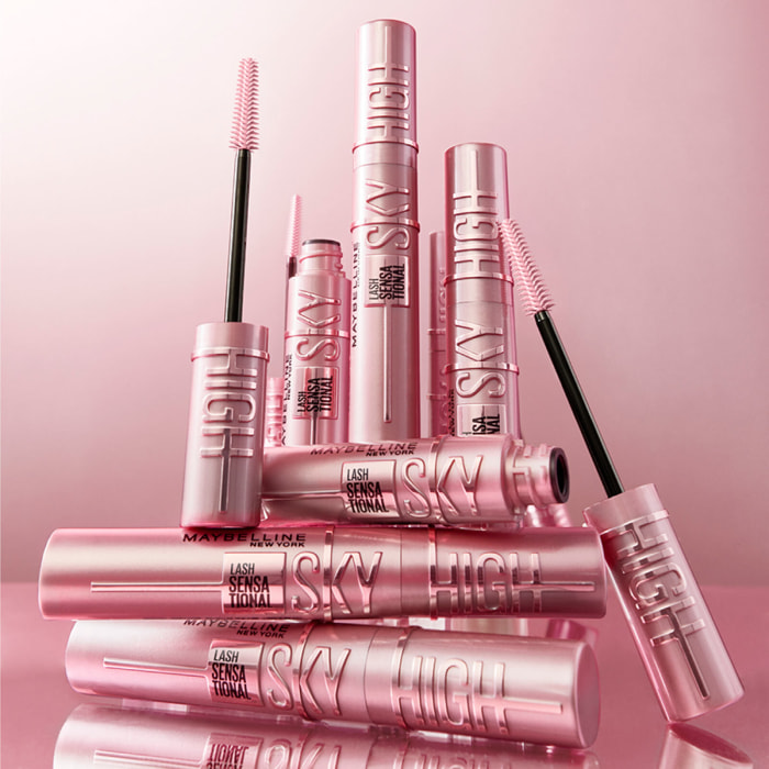 Mascara Nero in Confezione Regalo Natale Sky High Volumizzante e Allungante con Fibre di Bamboo