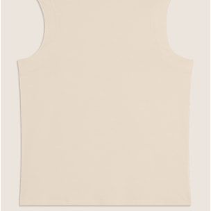 Canotta in Jersey con Logo FREDDY e Scritta "Mood Up"