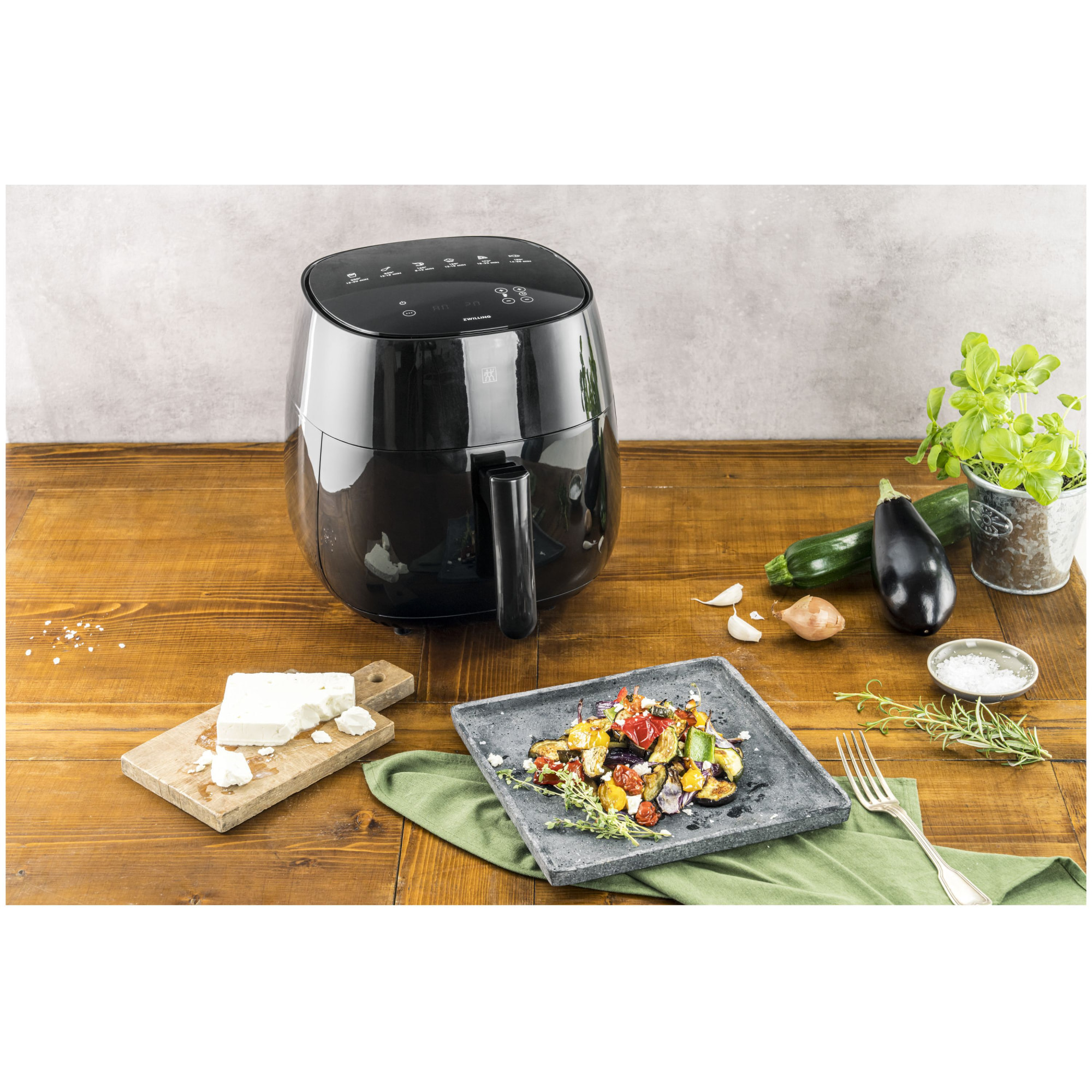 Air Fryer - Friteuse à Air Chaud sans Huile, 4 L, 6 Programmes, 1400 W