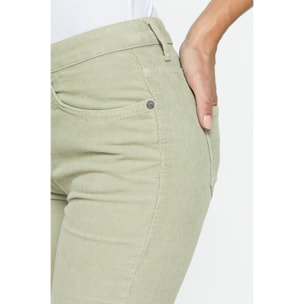 PANTALONE 5 TASCHE MOD. 752 IN VELLUTO STRETCH
