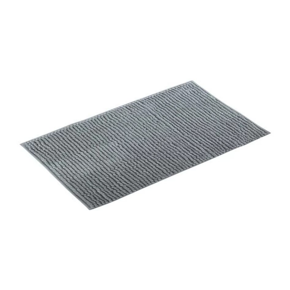 Tapis de bain Microfibre CHENILLE Gris clair MSV