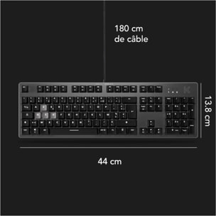 Clavier gamer SKILLKORP K15 NOIR Progress