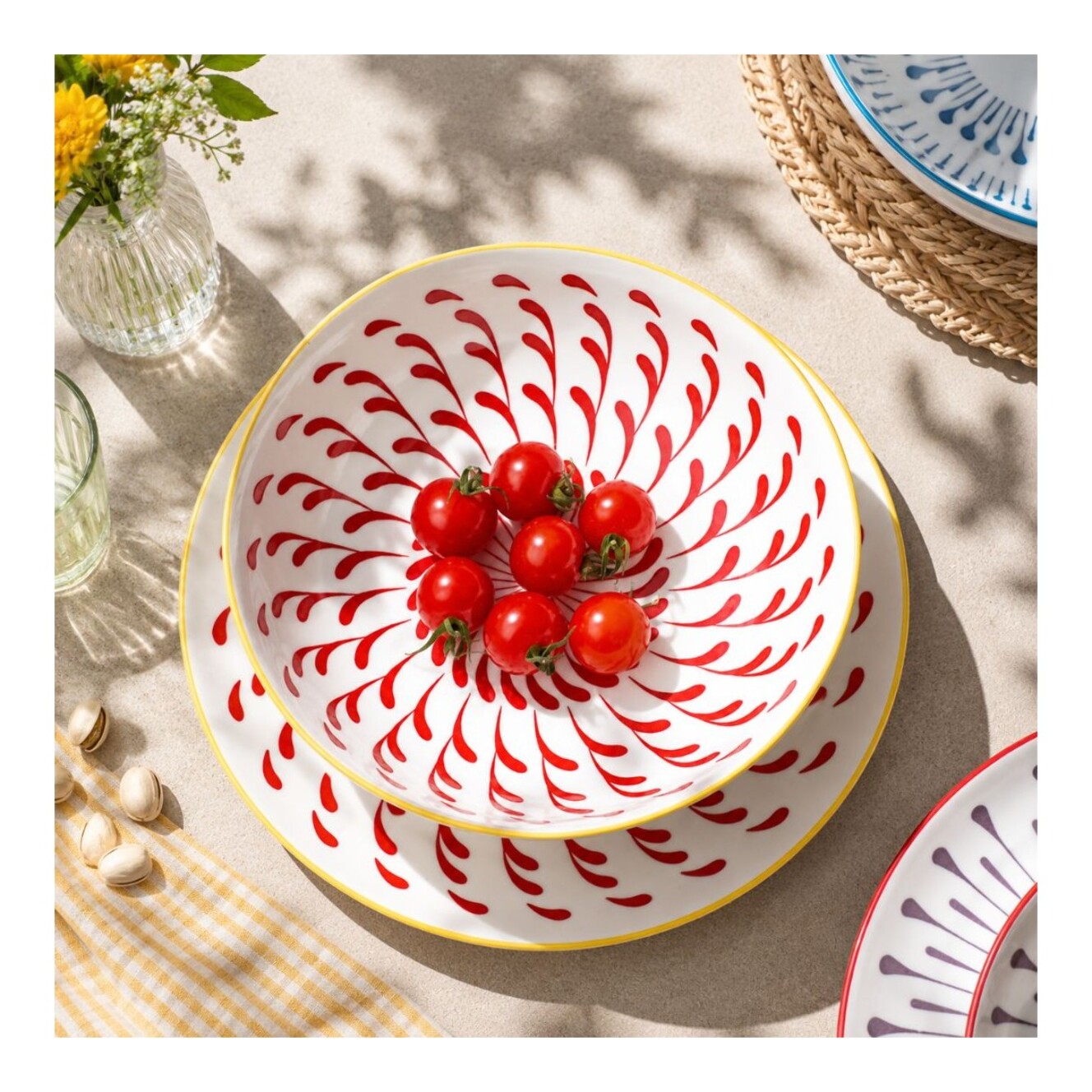 Lot de 6 assiettes creuses, KYOTO