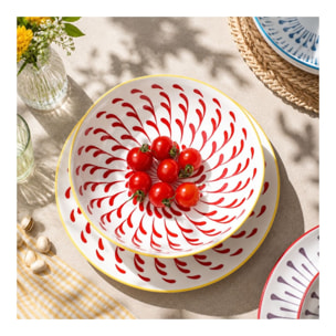 Lot de 6 assiettes creuses, KYOTO