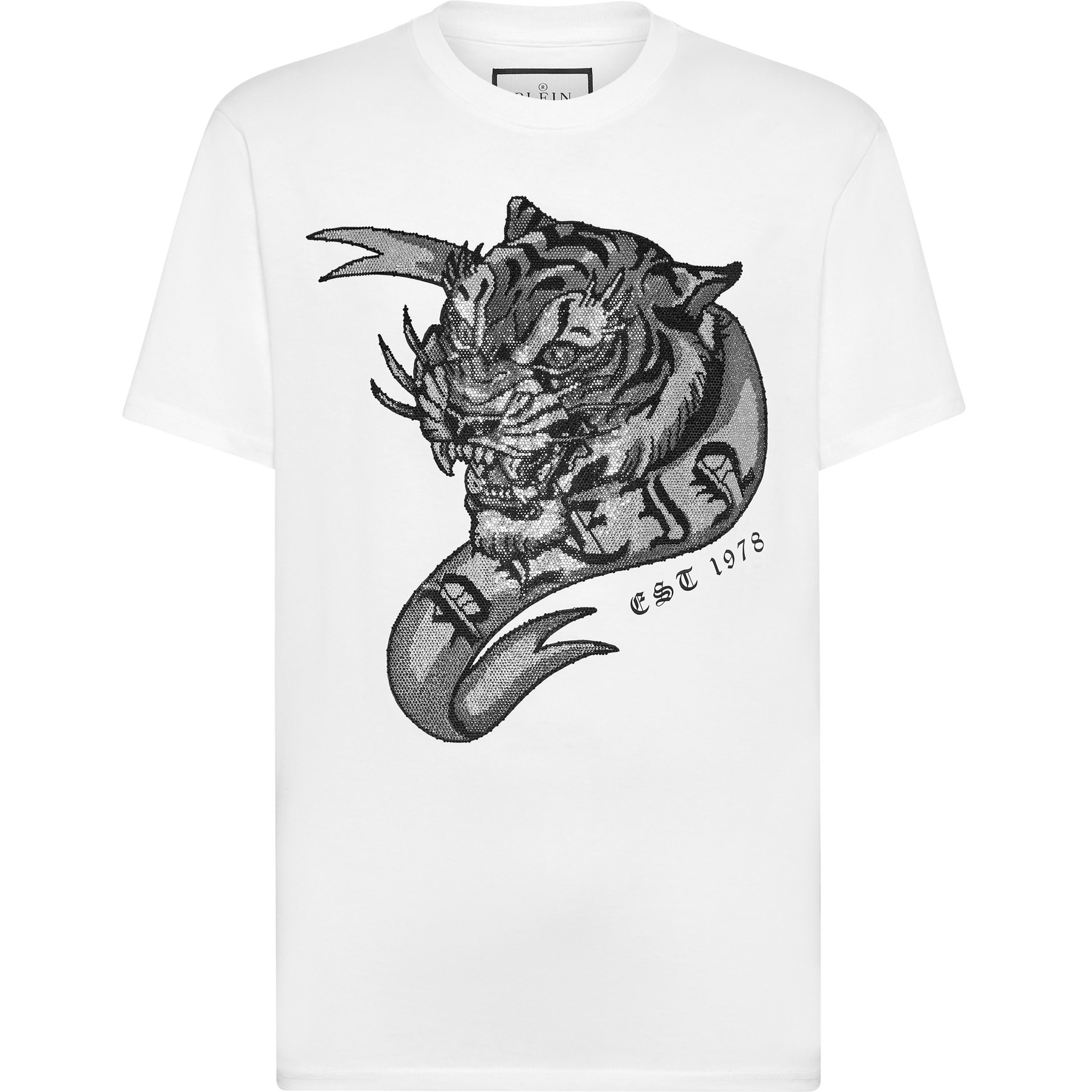 PHILIPP PLEIN T-Shirt Round Neck TATTOO