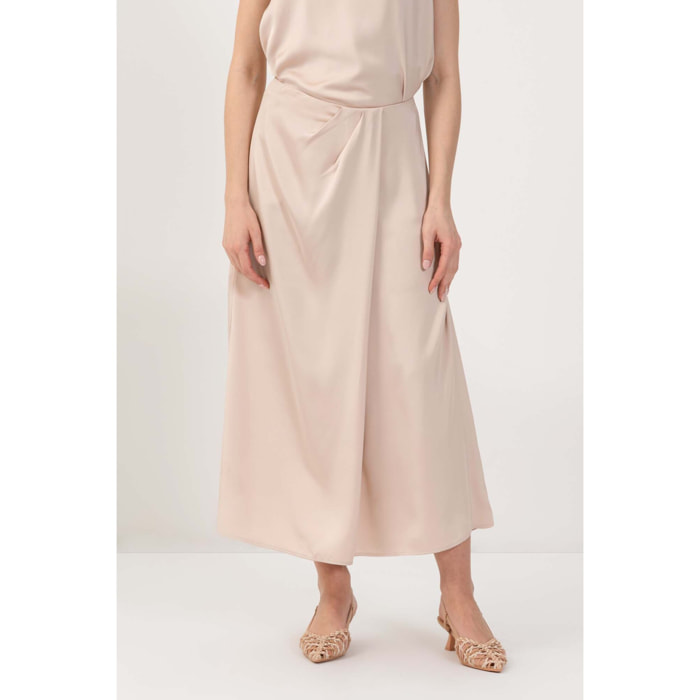 Kocca - Gonna midi con piega Donna