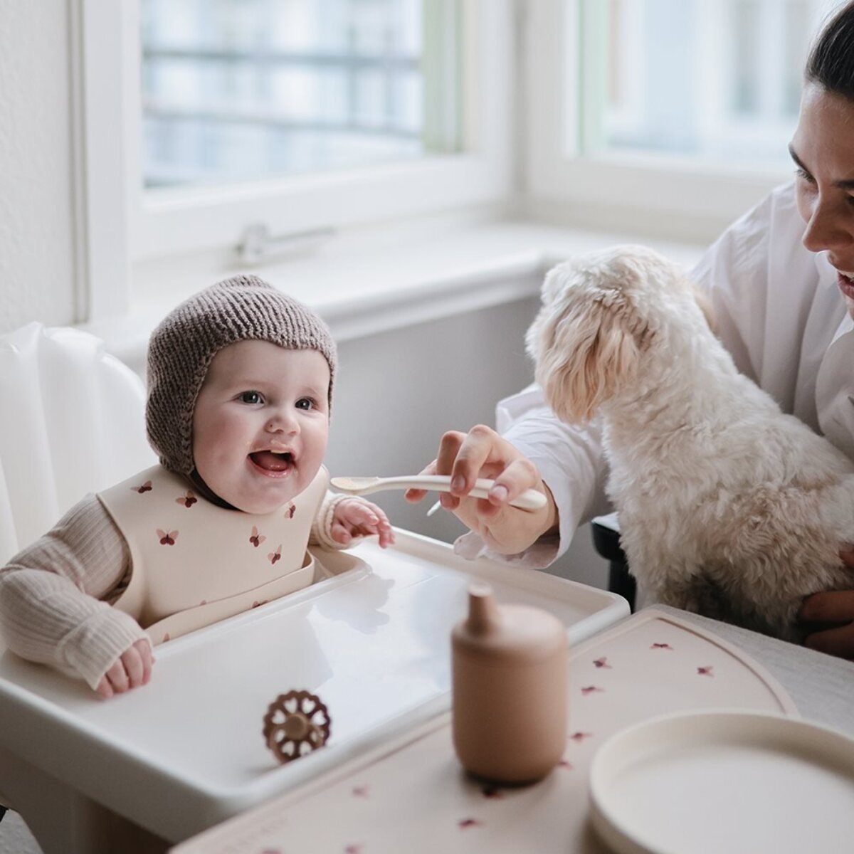 Mushie Mantel Silicona Print