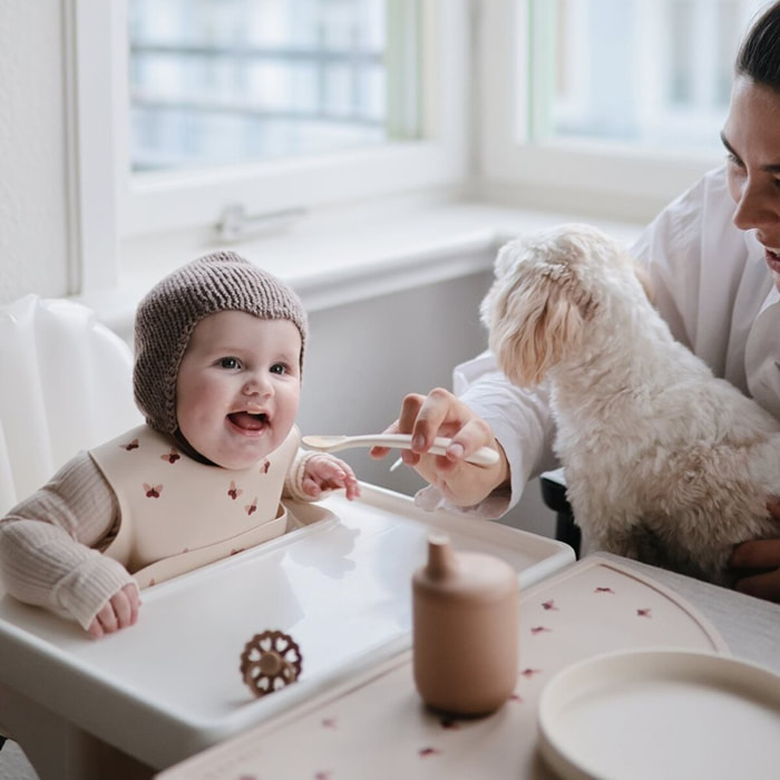 Mushie Mantel Silicona Print