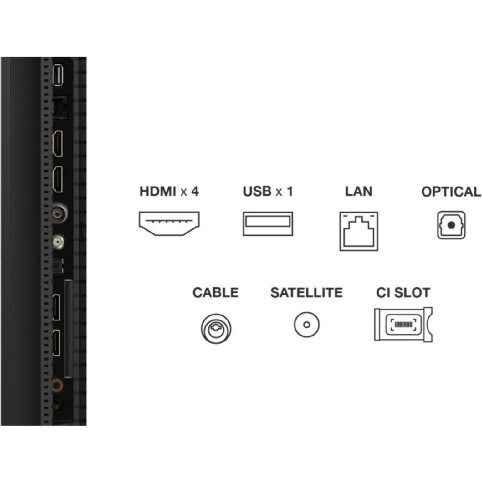 TV Mini Led TCL 50C69K 2025-50 pouces (126cm)