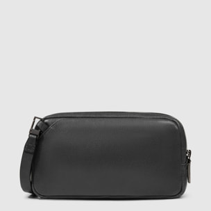 Piquadro Pochette in pelle con polsiera rimovibile e protezione RFID