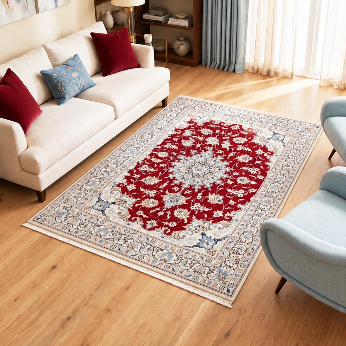 Tapis d'orient, motif oriental, noué main, INOSAD