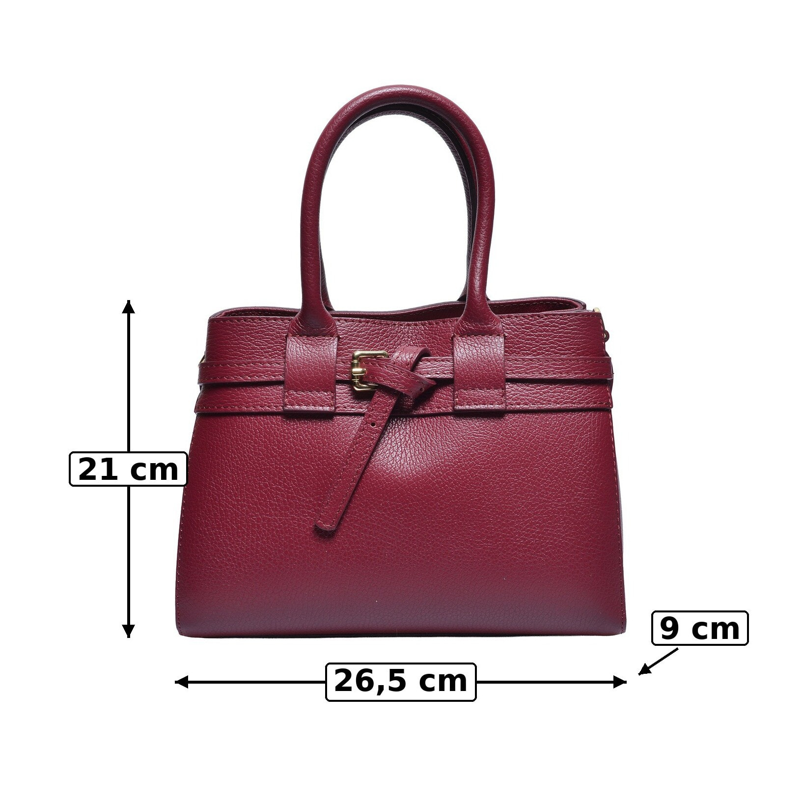 Tote Anna Luchini Bordeaux