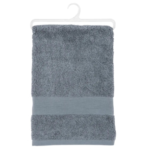 Drap de bain "Essentiel" coton gris 100x150cm