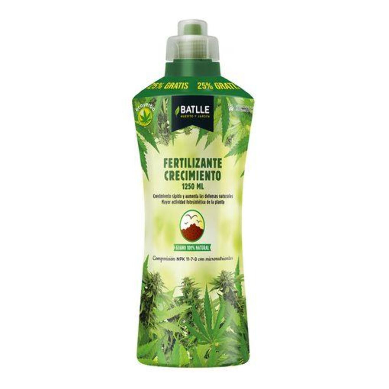 Fertilizante líquido Ecoyerba Crecimiento Batlle 1250 ml