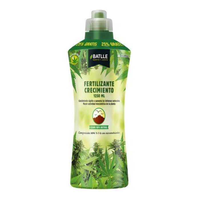 Fertilizante líquido Ecoyerba Crecimiento Batlle 1250 ml