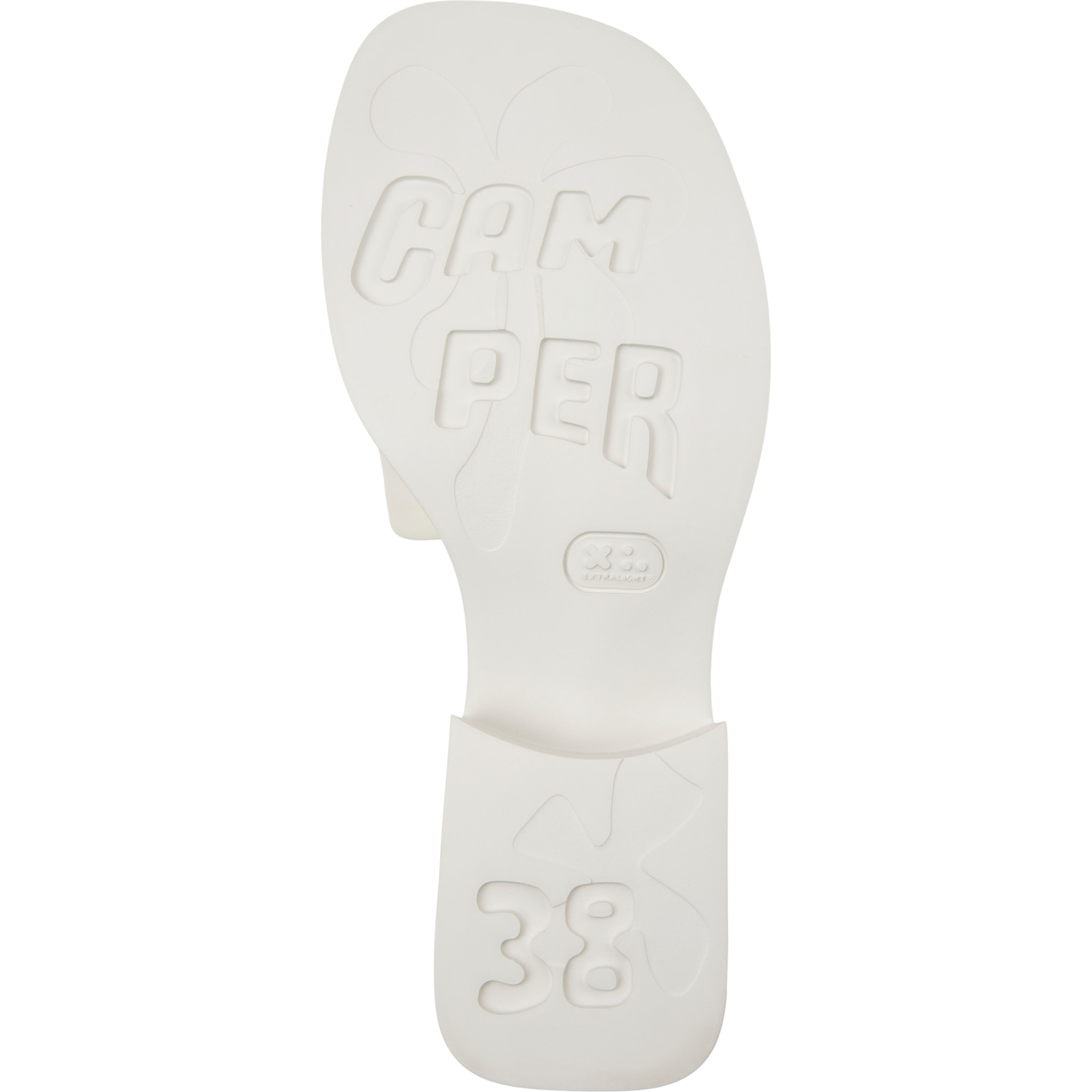 Sandalias - CAMPER Dana Twins - Blanco - Cuero liso