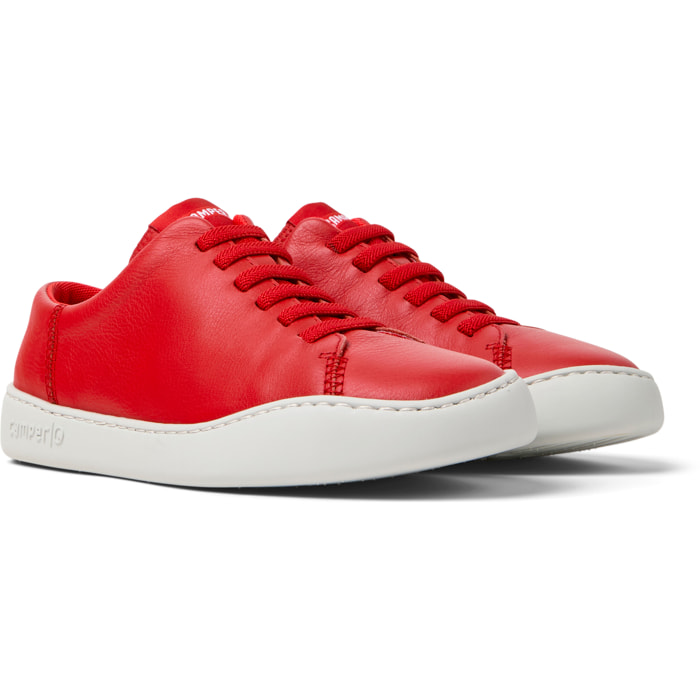 Sneakers - CAMPER Peu Touring - Rosso - Pelle liscia