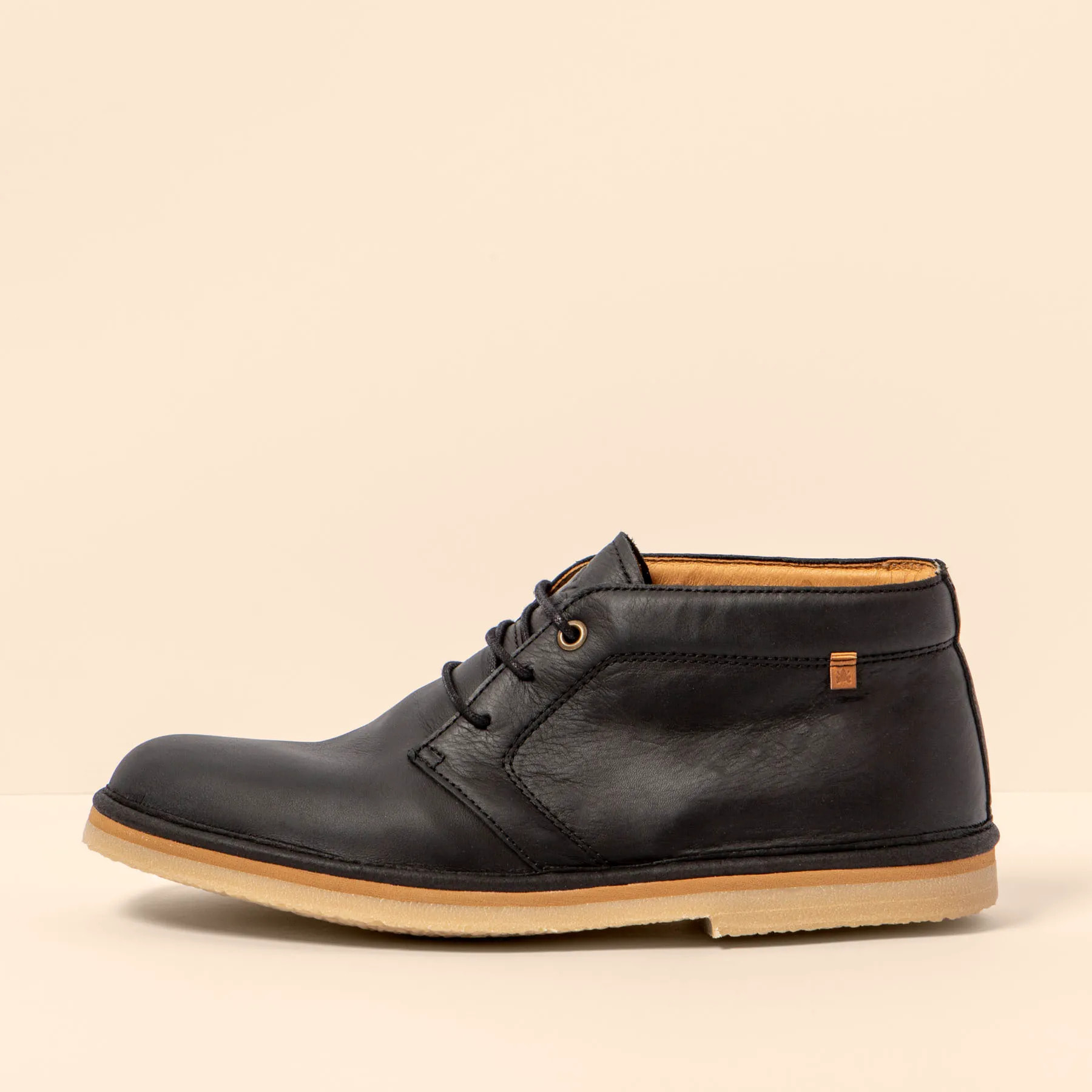 Zapatos N5950 WAX NAPPA BLACK/ LUMBIER color Black