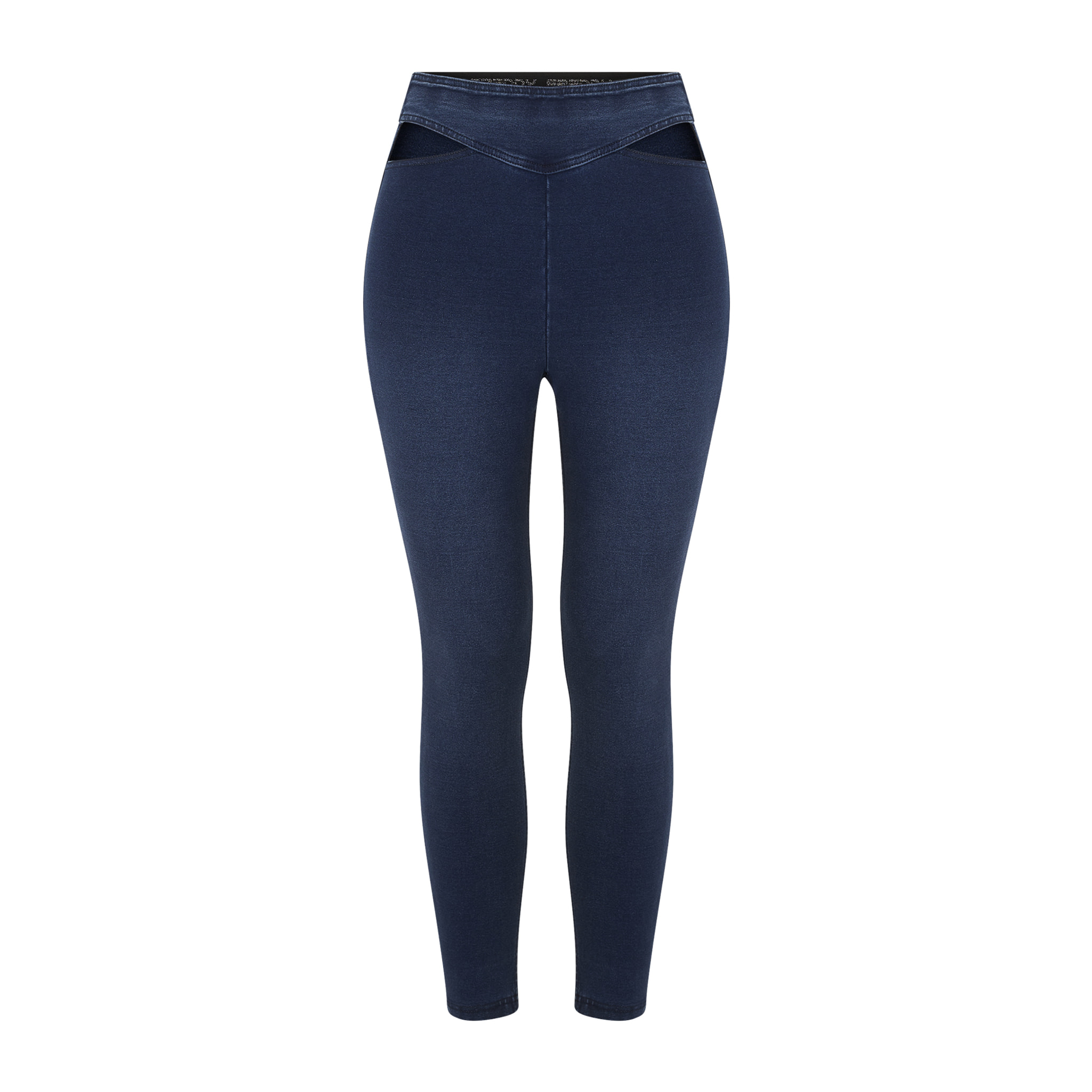 Jeggings N.O.W. 7/8 con vita alta e dettagli cut out