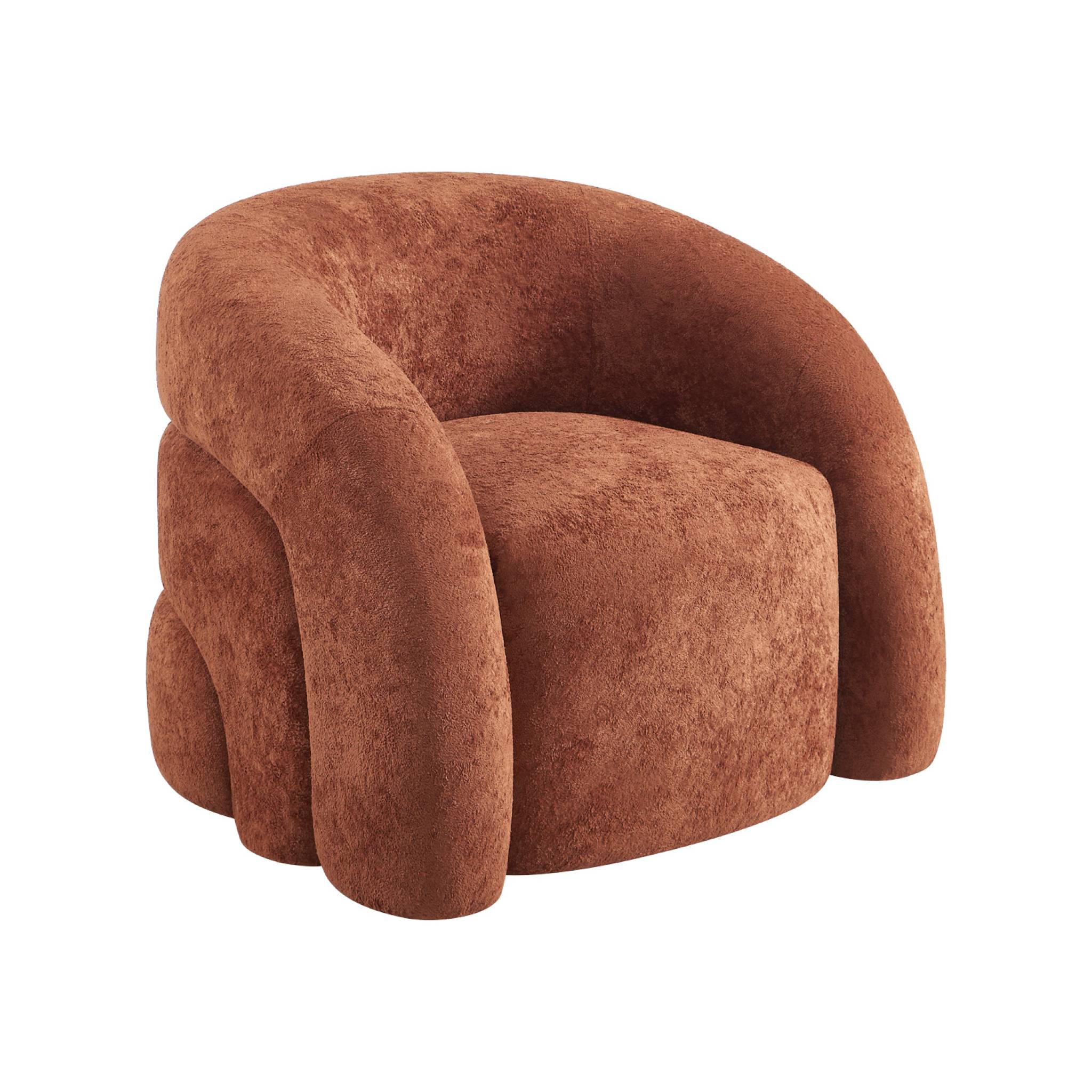 Fauteuil organique tissu 1 place RENBO