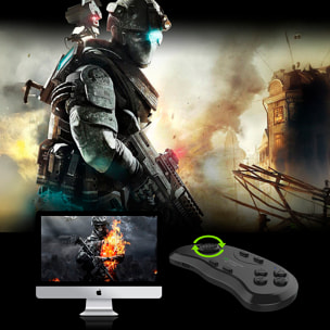 Telecomando Bluetooth B01. Tasti ergonomici e antiscivolo. Compatibile con Android, PC e iOS.