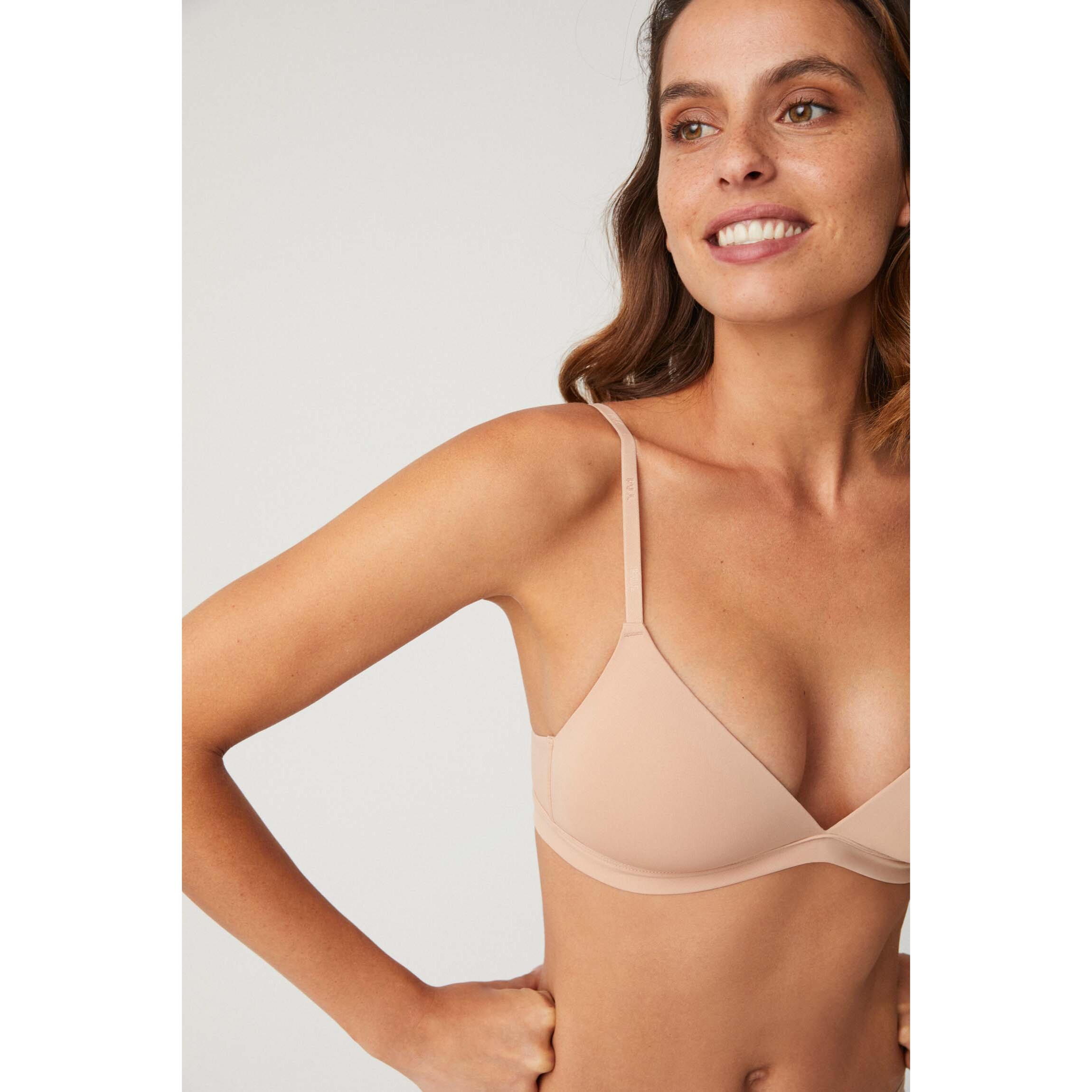 Reggiseno imbottito senza ferretto, coppa B