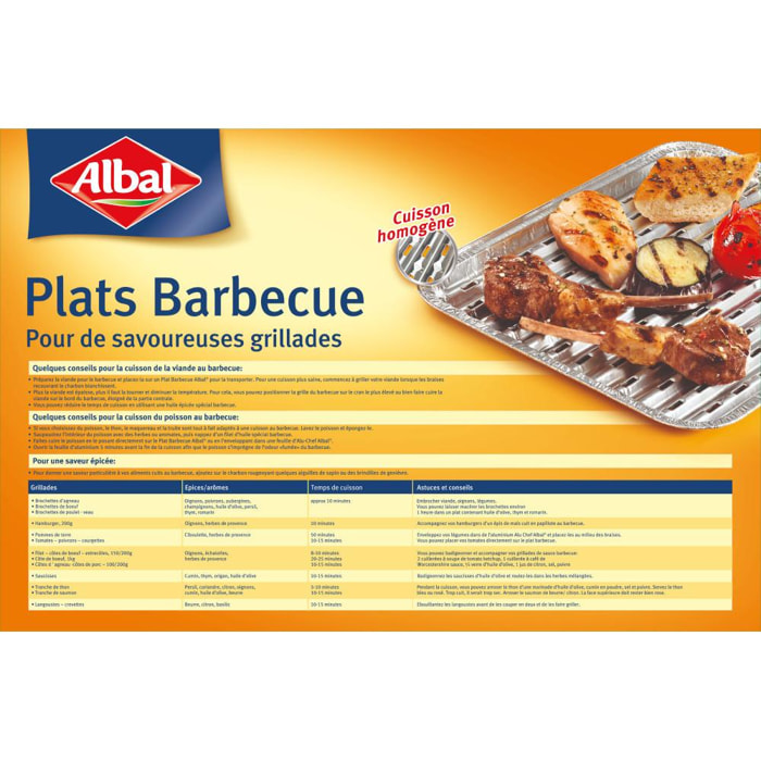 4x3 Plats Barbecue Albal