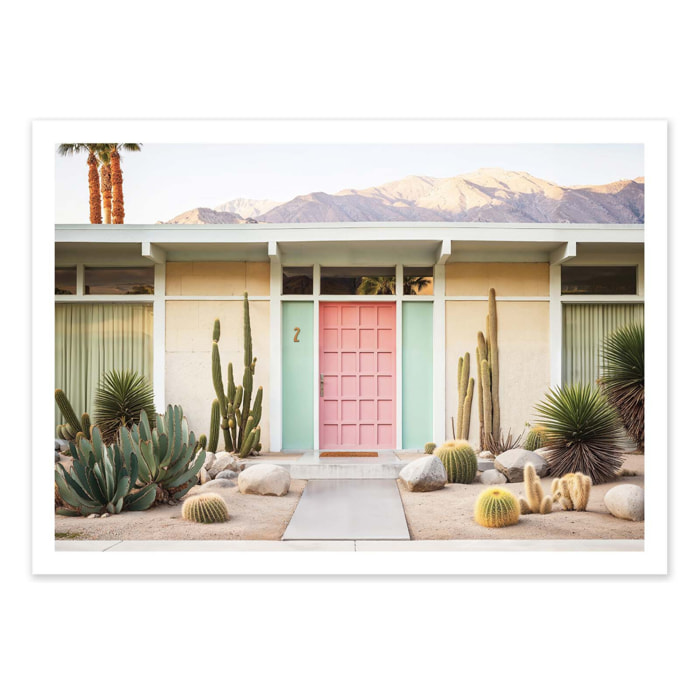 Affiche - Palm Springs Mid-century - Philippe Hugonnard