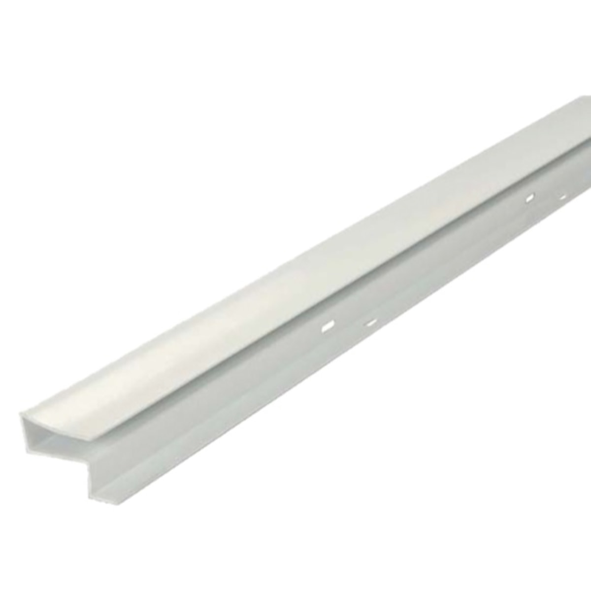 Profilé de finition Belriv 4m NICOLL grand recouvrement - Blanc - PFGR4B
