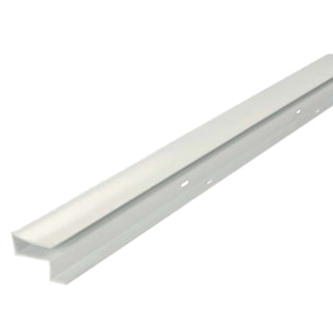 Profilé de finition Belriv 4m NICOLL grand recouvrement - Blanc - PFGR4B