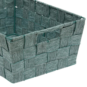 Panier Lise biseauté L28cm vert