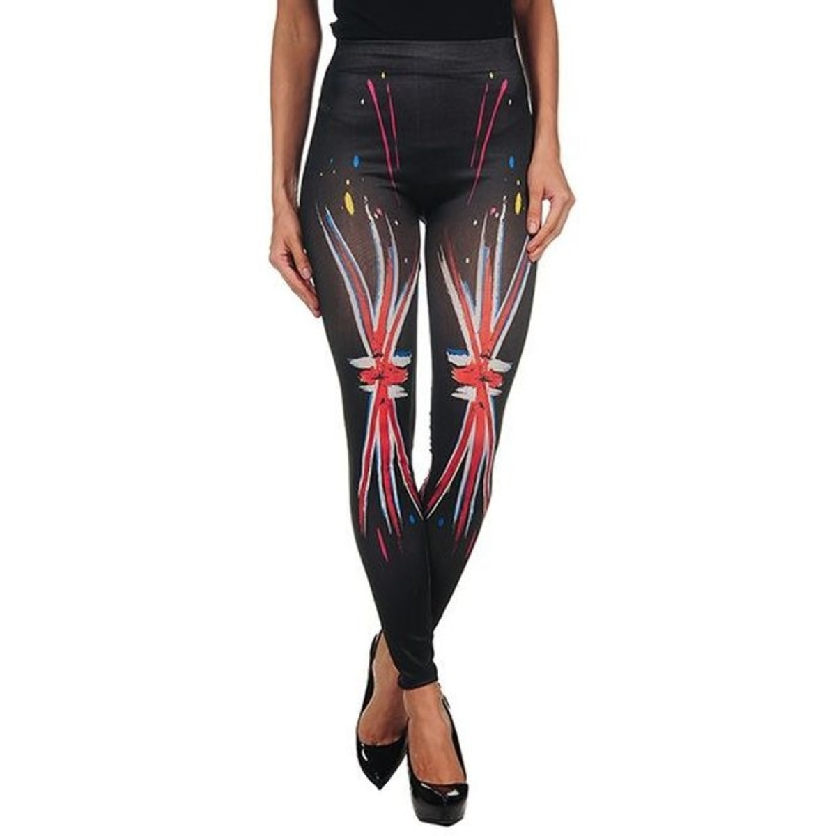 Legging uk pintado negro