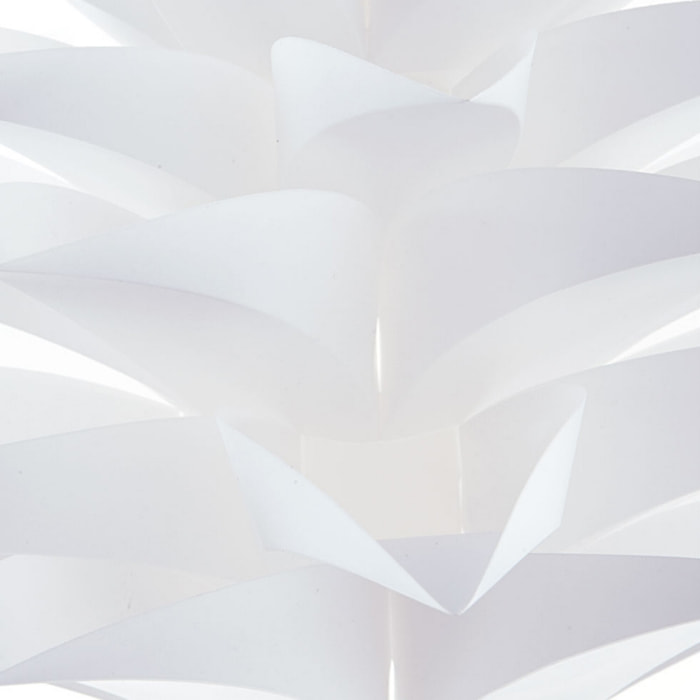 Suspension Tomasucci PETALO, en polypropylène, blanc, 50 × 50 × 29 cm